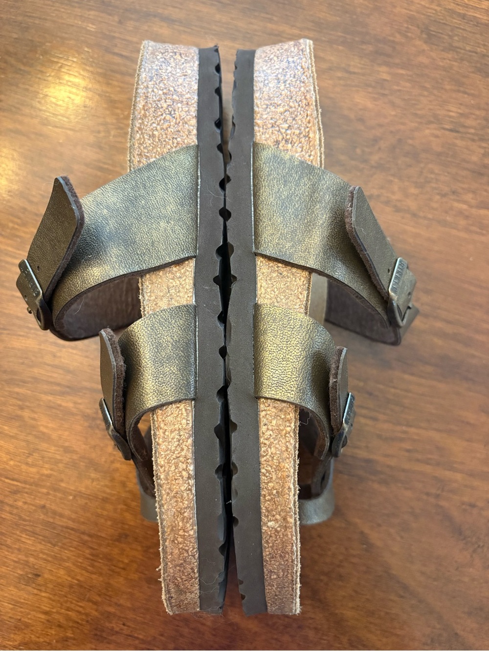 Birkenstock Mayari Metallic Brown Sandals 37/6/6.5 - Picture 3 of 5